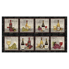 Wine Night Table Set Fabric Quilt Kit (Placemat and Table Runner) - Sewingmachinesplus.com