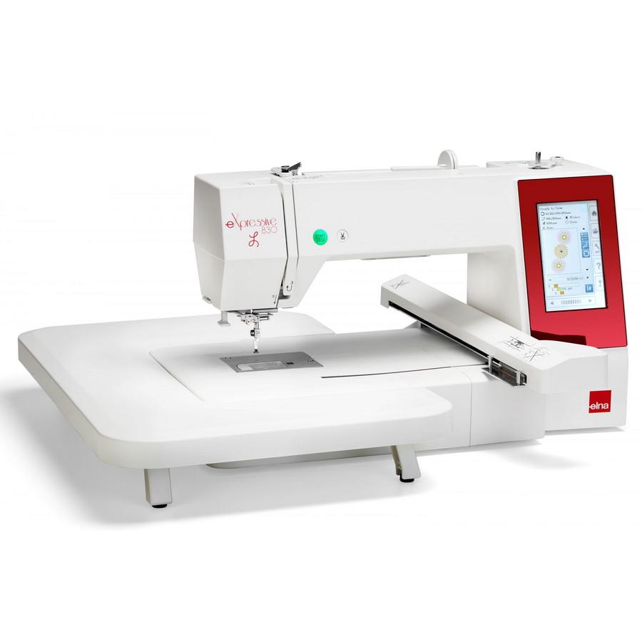 Elna eXpressive 830L Computerized Embroidery Machine (Open Box Model) - Sewingmachinesplus.com