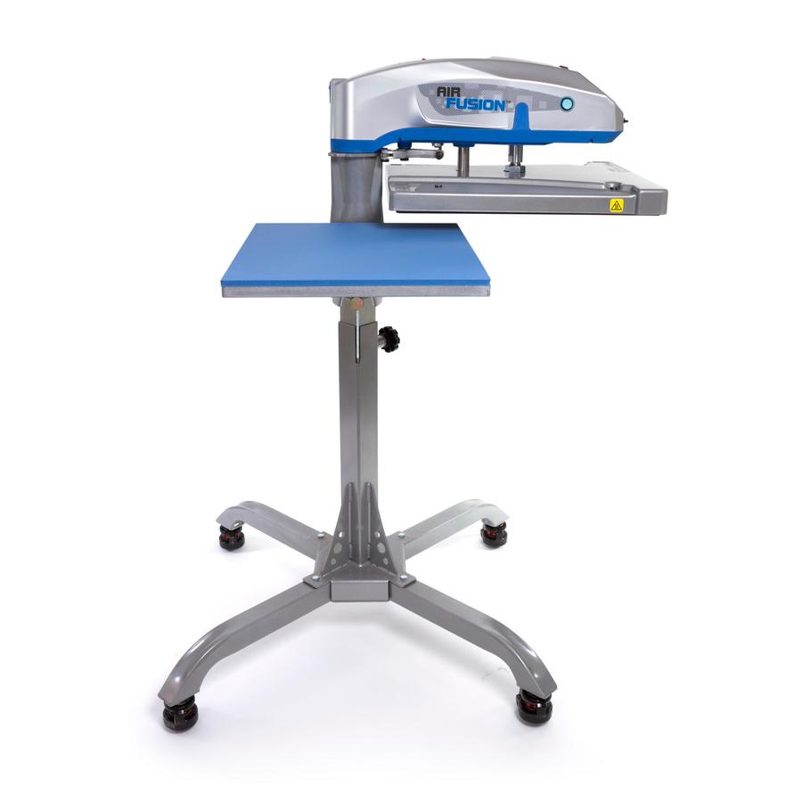 Hotronix Air Fusion IQ Heat Press w/adjustable - height pedestal stand - Sewingmachinesplus.com
