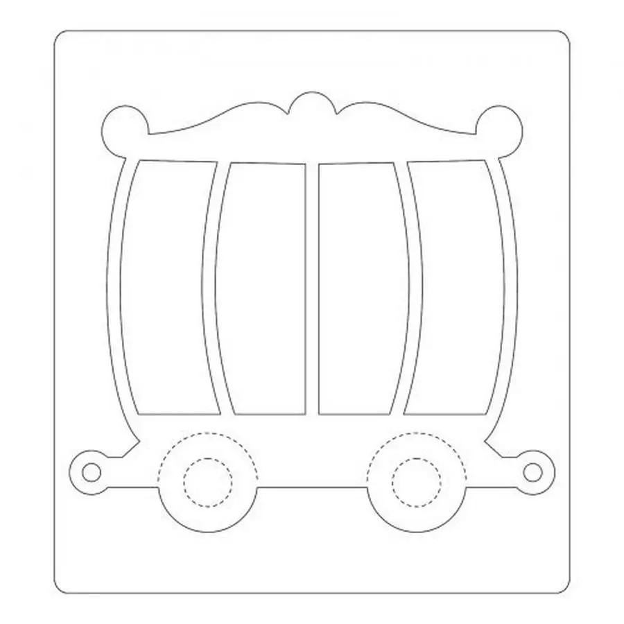 Sizzix Bigz Die Train Zoo Car - Sewingmachinesplus.com