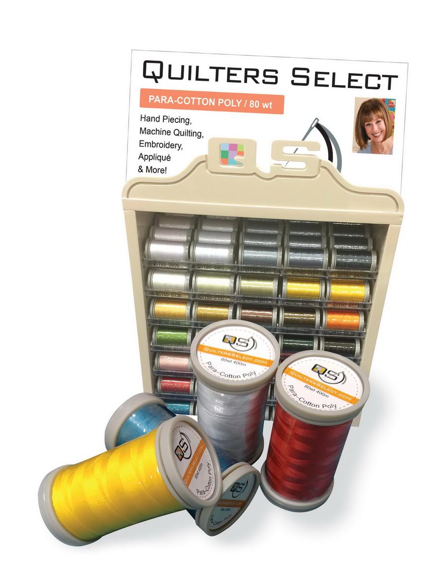 Quilters Select Para-Cotton Polyester Thread 80 Weight 400m Spool - Ma