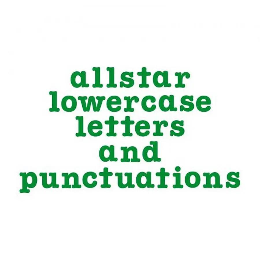 Sizzix Bigz Alphabet Set AllStar 1 1/2in Lowercase Letters & Punctuati