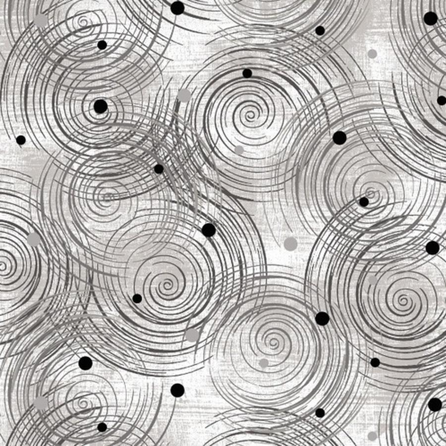 Black White and Citrus Fabric Kit - Sewingmachinesplus.com