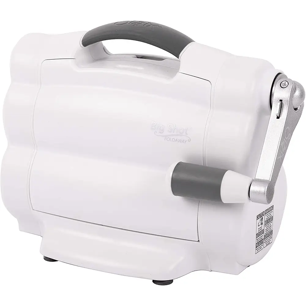 Sizzix Big Shot Foldaway Machine Only (White & Gray) - Sewingmachinesplus.com