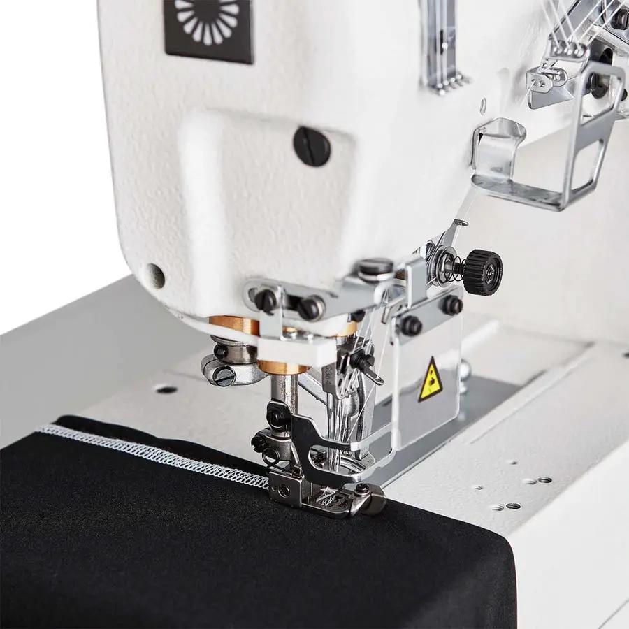 Reliable 3100IC Cylinder Bed Interlock Direct Drive Motor, Cover Stitch with Assembled Table and Uberlight 3100TL Light Lamp - Sewingmachinesplus.com