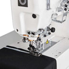 Reliable 3100IC Cylinder Bed Interlock Direct Drive Motor, Cover Stitch with Assembled Table and Uberlight 3100TL Light Lamp - Sewingmachinesplus.com