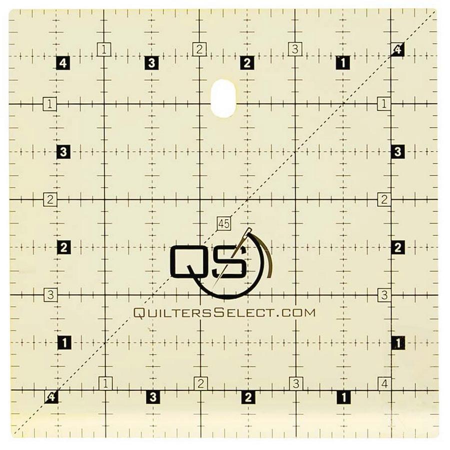 Quilters Select 4.5" x 4.5" Non-Slip Ruler