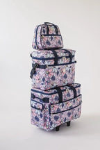 Bluefig Quilter Essential Combo: 19" Wheeled Bag, Project Bag and Satchel - Maisy - Sewingmachinesplus.com