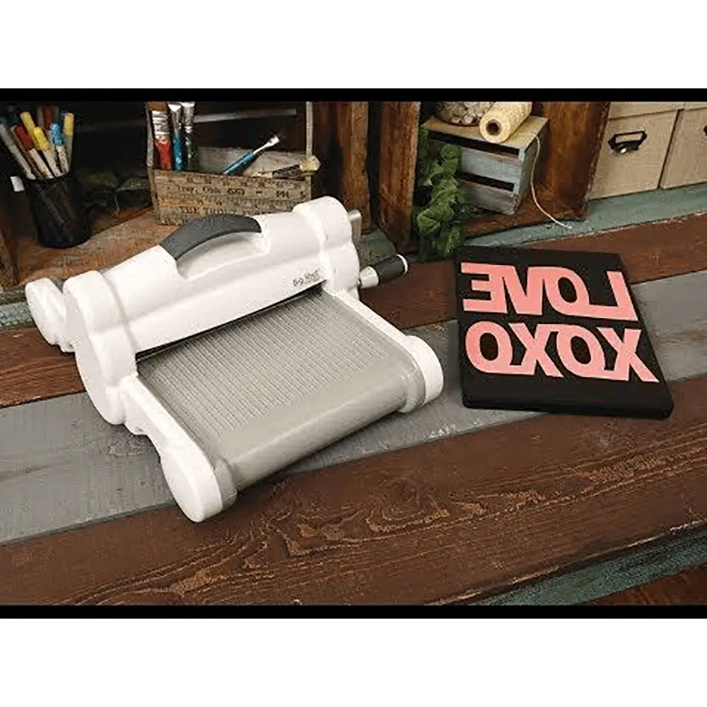 Sizzix Big Shot Plus Machine Only (White & Gray) (US Vers) - Sewingmachinesplus.com