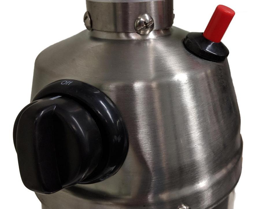 Sunheat Patio Heater Table Top Round Golden Hammer Finish