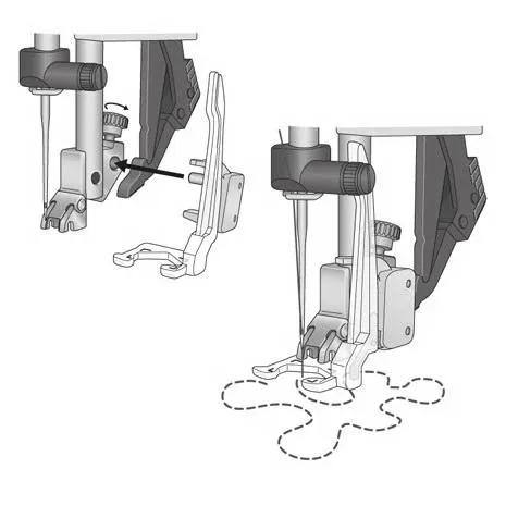 Pfaff Open Toe Free - Motion Foot (820780096) - Sewingmachinesplus.com