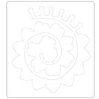 Sizzix Bigz Die Grace by Jennifer Ogborn cutting die, large floral design with layered petals and circular center