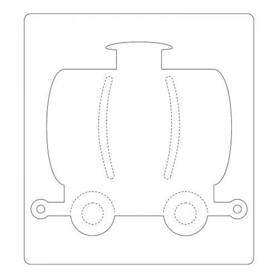 Sizzix Bigz Die Train Tank Car 2 - Sewingmachinesplus.com