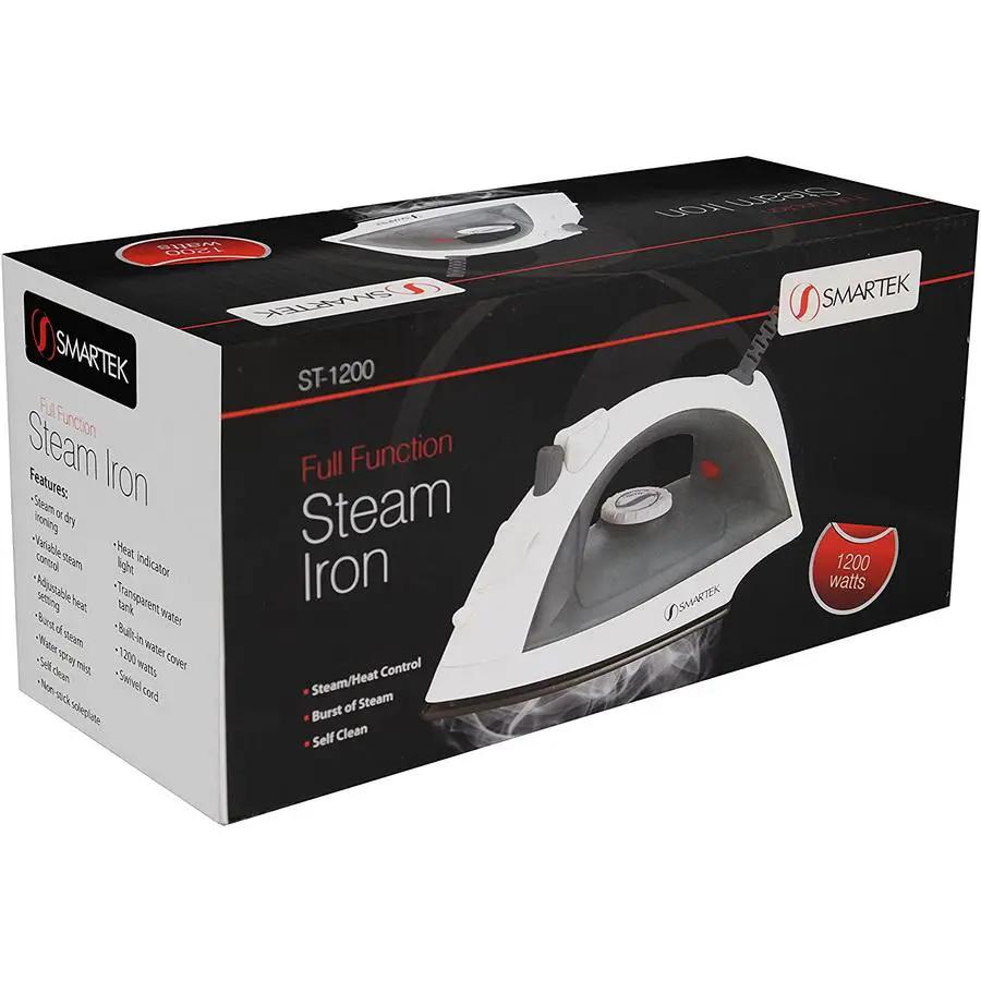 Smartek ST - 1200 Full Function Steam Iron Gray - Sewingmachinesplus.com