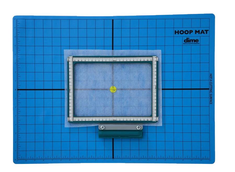 Dime Hoop Mat - 22 Inches x 16 Inches Silicone Mat