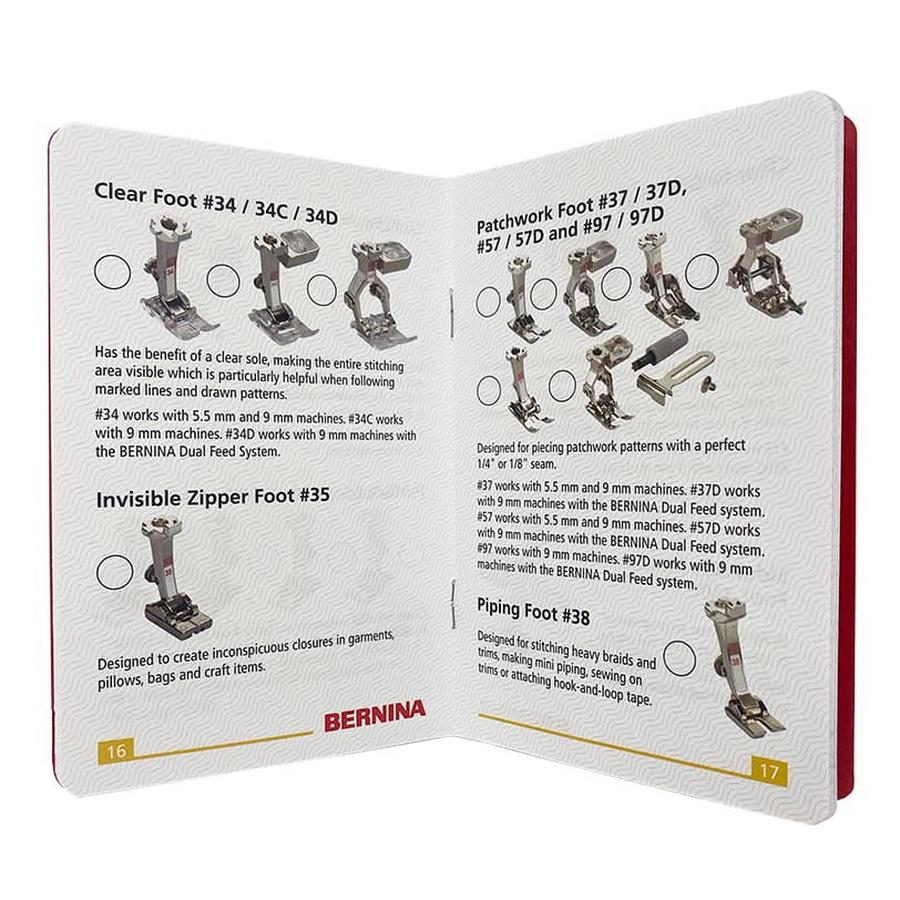 Bernina Little Book of Feet (LBOF) - Sewingmachinesplus.com