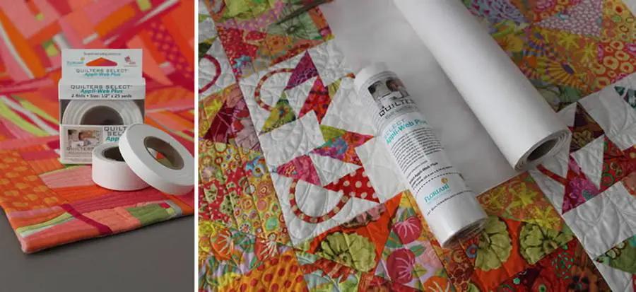 Quilters Select Appli-Web fusible web, white, 20 in x 2 yds, two rolls shown