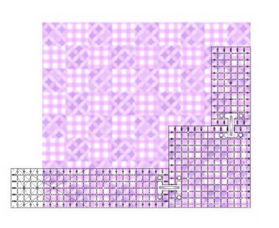 Guidelines 4 Quilting Open Hand Handle and Multi-Width Ruler Connector