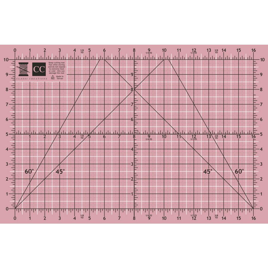 Classi Creations Double Sided Cutting Mat 12" x 18" - Sewingmachinesplus.com