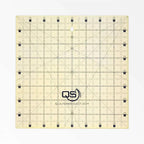 Quilters Select 8x8 non-slip quilting ruler with grid markings and logo