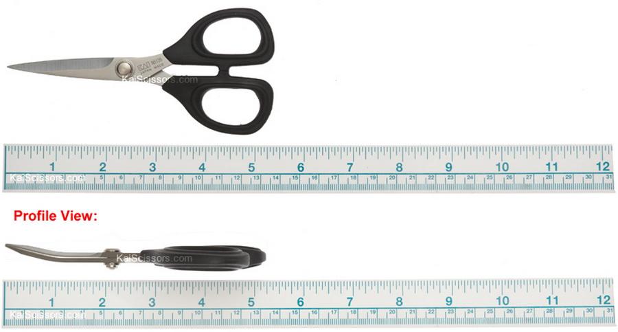 KAI 5 1/2 Inch Curved Blade Scissors (5135C) - Sewingmachinesplus.com