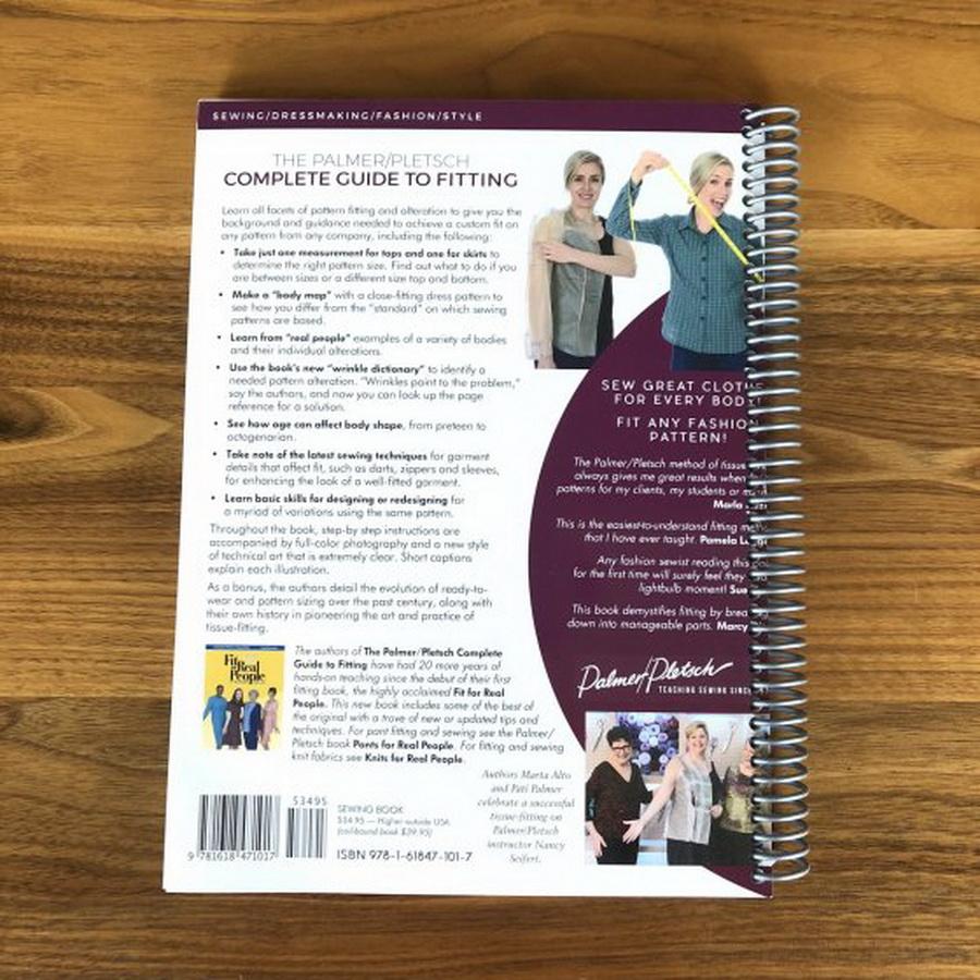 Palmer/Pletsch Publishing Complete Guide to Fitting (Spiral Binding Book) - Sewingmachinesplus.com