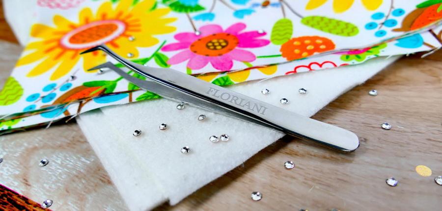 Floriani Precision Angle Tweezers