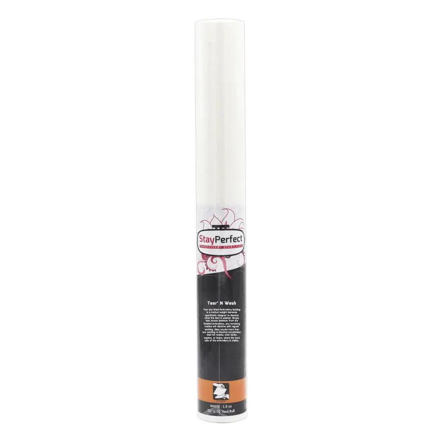 StayPerfect Stabilizer Tear' n Wash - 2.0 oz - 20" x 10 yd roll shrink wrapped - Sewingmachinesplus.com