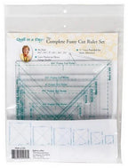 Quilt in a Day Complete Fussy Cut Ruler Set (QD2056) - Sewingmachinesplus.com