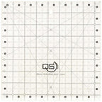Quilters Select 8.5" x 8.5" Non - Slip Ruler - Sewingmachinesplus.com