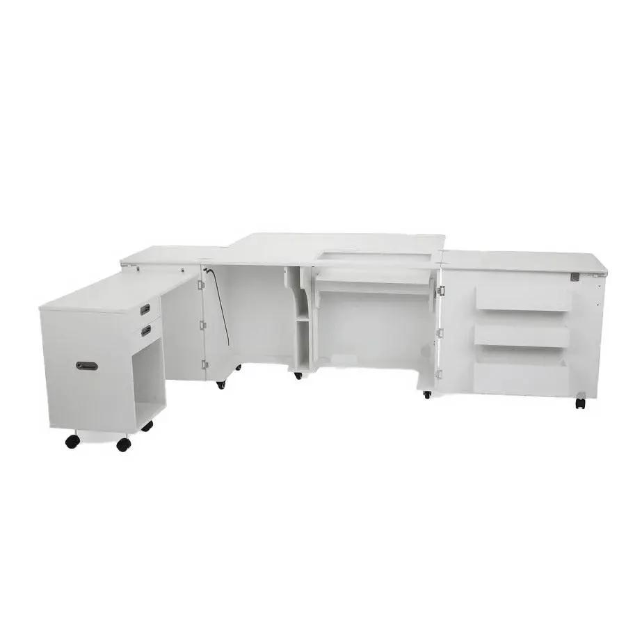 Kangaroo Sewing Furniture Dingo II and Aussie II Bundle Cabinet Set (White) - Sewingmachinesplus.com
