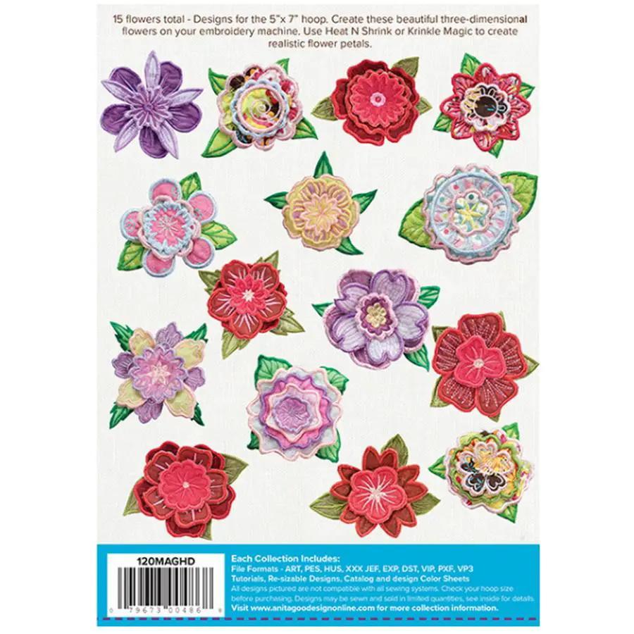 Anita Goodesign Dimensional Flowers 120MAGHD - Sewingmachinesplus.com