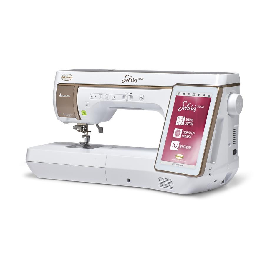 Baby Lock Solaris Vision Embroidery, Quilting and Sewing Machine - Sewingmachinesplus.com