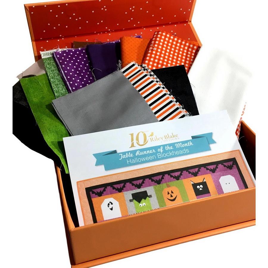 Riley Blake Table Runner of the Month: Halloween Blockheads - Sewingmachinesplus.com