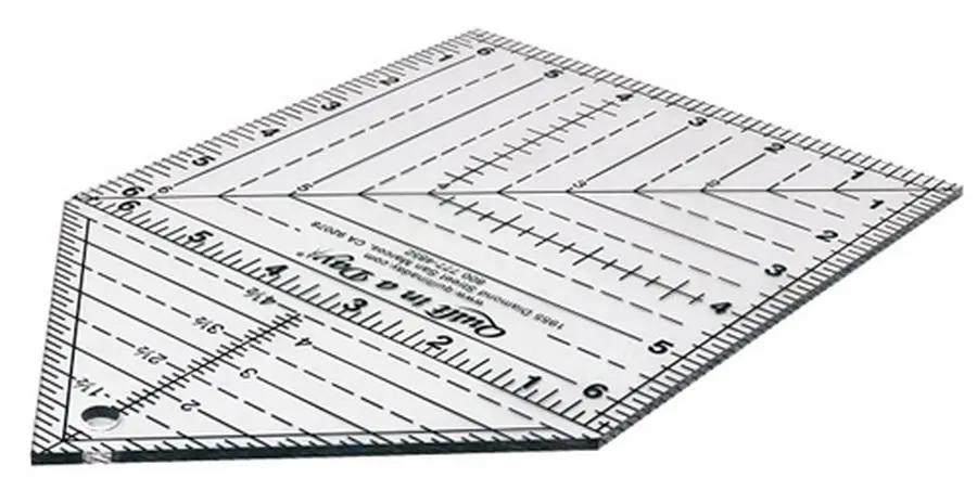 Quilt in a Day Double Square Up Ruler (QD2047) - Sewingmachinesplus.com
