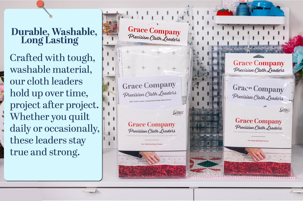 Grace Start-Right Cloth Leaders for quilting frames
