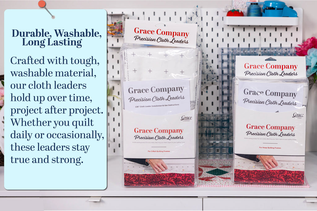 Grace Start-Right Cloth Leaders for quilting frames
