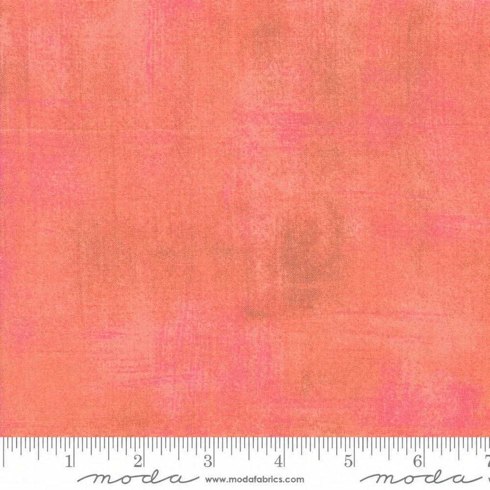 Grunge Basics Tea Rose quilting fabric with distressed tonal pink texture by BasicGrey for Moda Fabrics