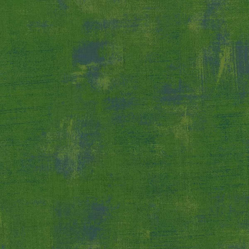 Grunge Basics Holly quilting cotton fabric with deep green tonal distressed texture by BasicGrey for Moda Fabrics.