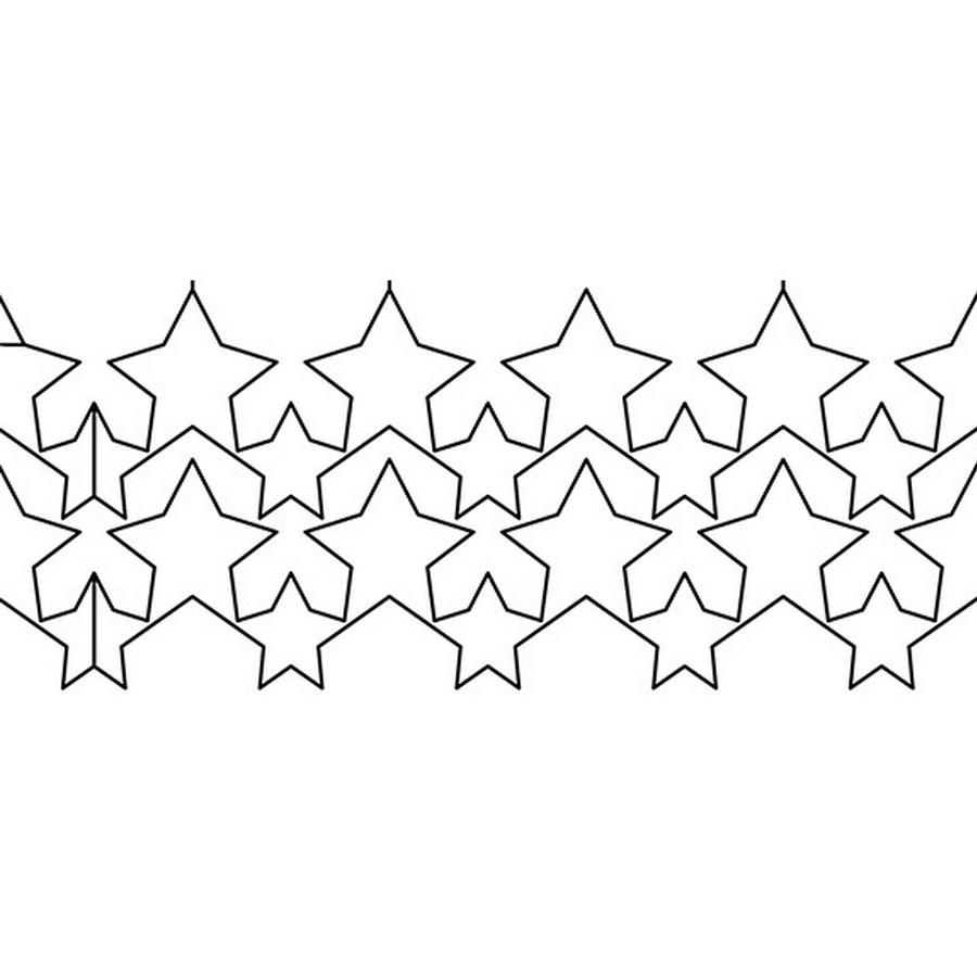 Groovy Board - 10in. Oh My Stars Quilting Template - Sewingmachinesplus.com