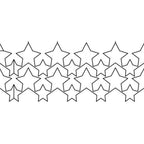 Groovy Board - 10in. Oh My Stars Quilting Template - Sewingmachinesplus.com