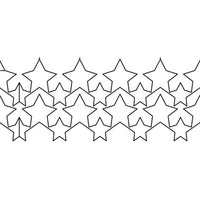 Groovy Board - 10in. Oh My Stars Quilting Template