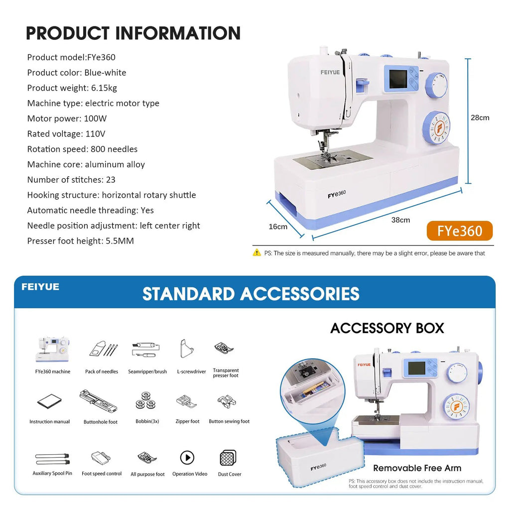 FY - e360 Mechanical Sewing Machine - Sewingmachinesplus.com