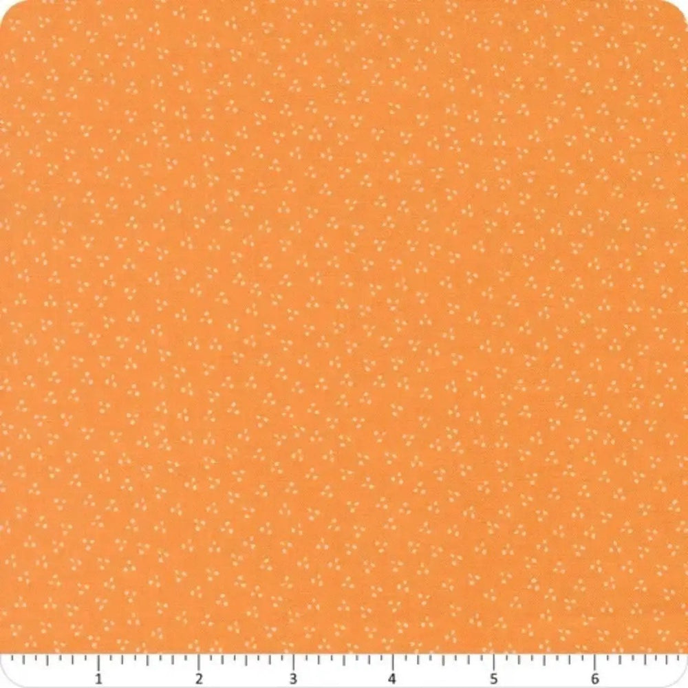 Birch & Willow Spring Dot Amber orange dotted quilting fabric by Sherri & Chelsi for Moda Fabrics