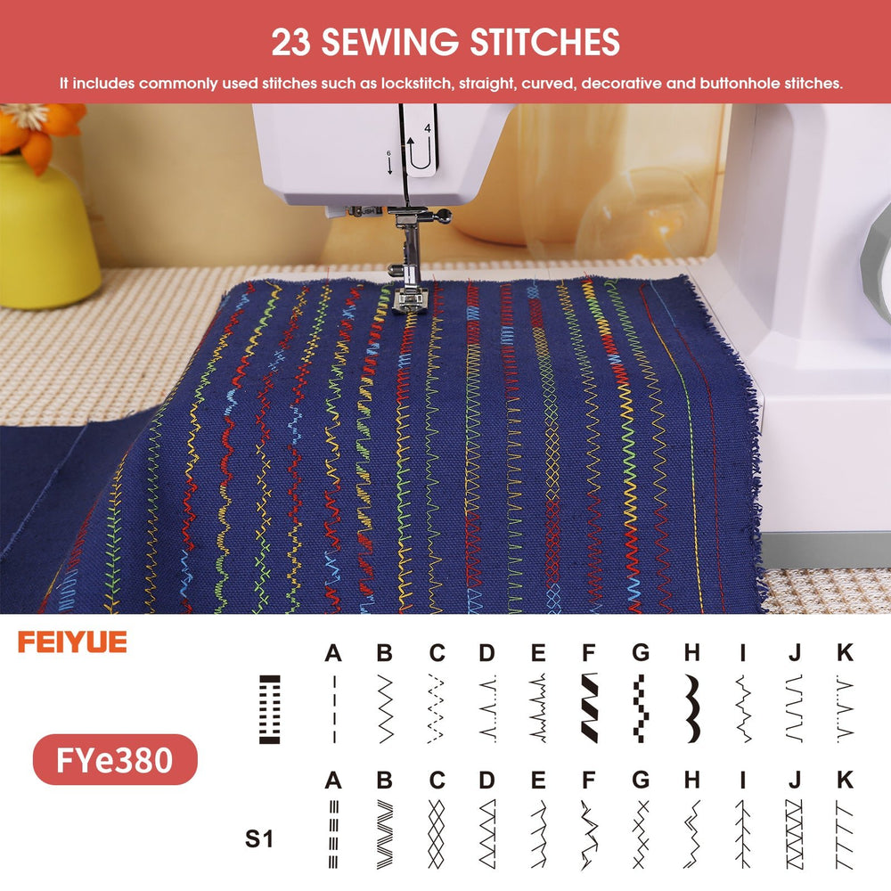 FY - e380 Mechanical Sewing Machine - Sewingmachinesplus.com