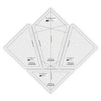 Good Measure Amanda Murphy Starburst Templates 4 PC Set Rulers - Sewingmachinesplus.com