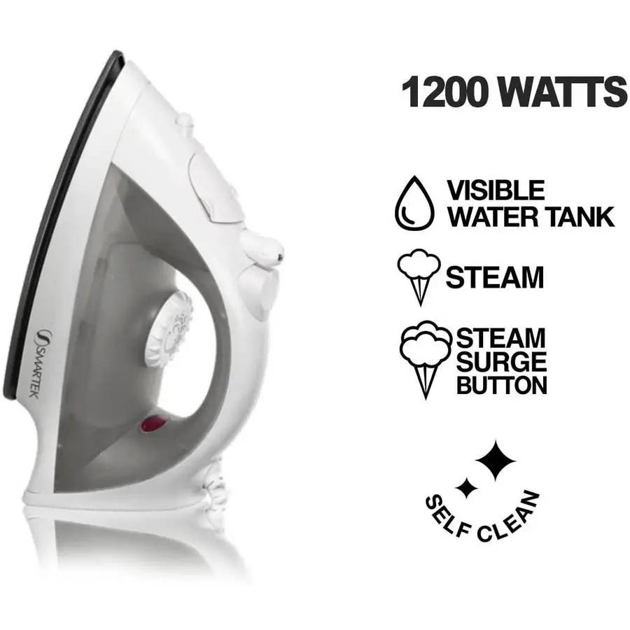 Smartek ST - 1200 Full Function Steam Iron Gray - Sewingmachinesplus.com