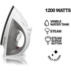 Smartek ST - 1200 Full Function Steam Iron Gray - Sewingmachinesplus.com