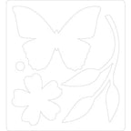 Sizzix Bigz Die Garden Wings by Olivia Rose cutting dies; 4-piece set with butterfly, flower and leaf shapes