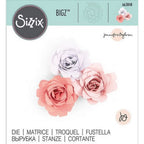 Sizzix Bigz Die Grace by Jennifer Ogborn cutting dies; three pink and white rose shapes on packaging.